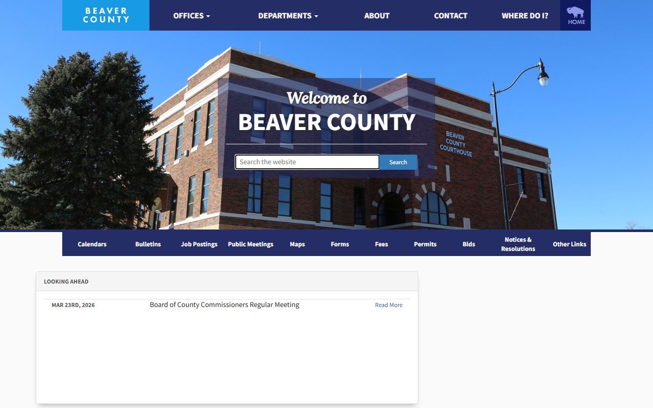 Beaver County official website