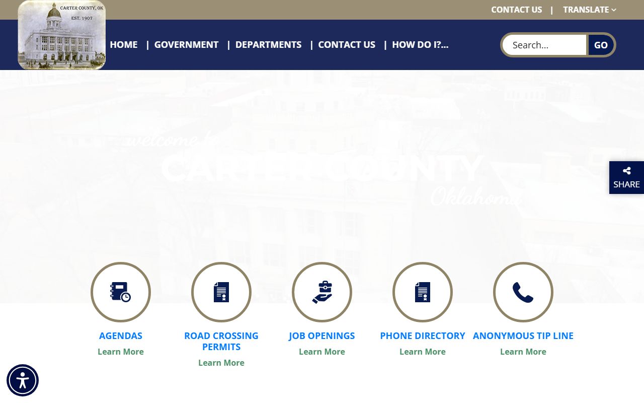 Carter County official website