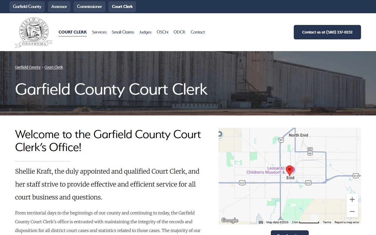 Garfield County court records clerk official website