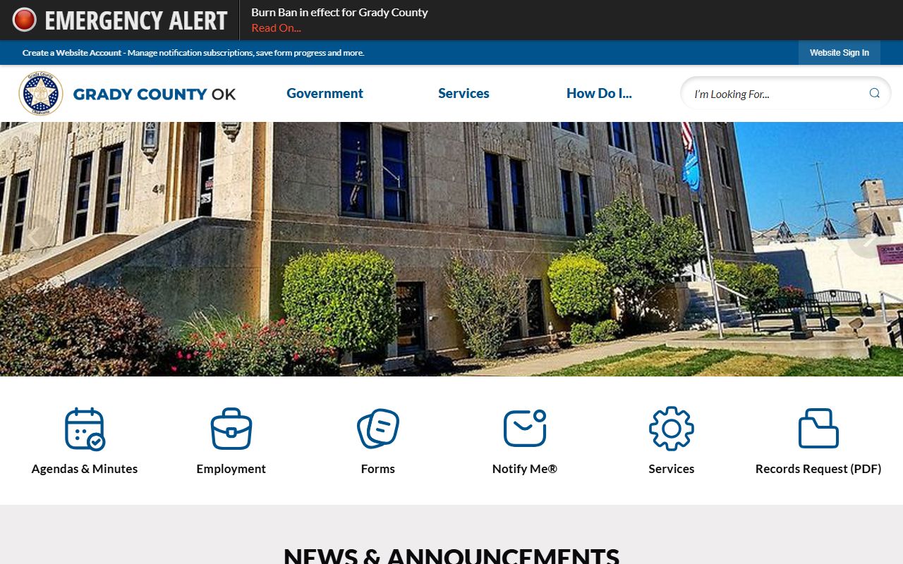 Grady County court records official website